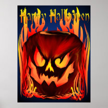 Bad Pumpkin Poster lettered Poster