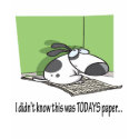 Bad Puppy Newspaper t-shirts by fullofNuts Bad Puppy Newspaper t-shirts