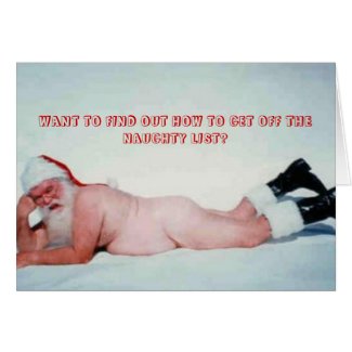 Bad Santa card