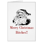 Bad Santa Christmas Card