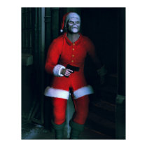 bad santa print