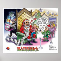 Bad Santa Print