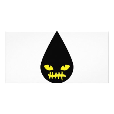 bad scar smile customized photo card by Topmotives