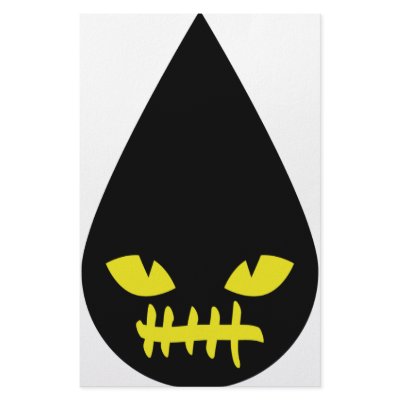 bad scar smile stationery paper by Topmotives