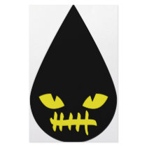 bad scar smile stationery paper