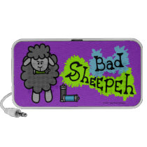 Bad Sheepeh Spraypaint Doodle speakers