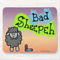 Bad Sheepeh Spraypaint Mousepad mousepads