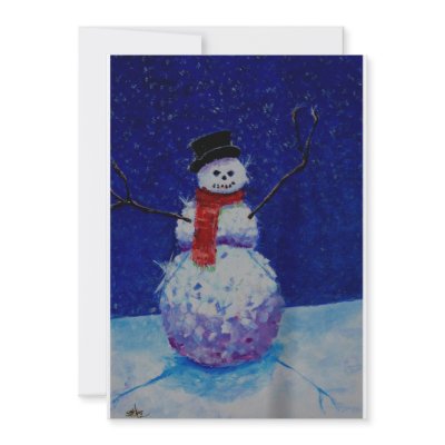 Bad Snowman Invitation by Jana_Sanchez