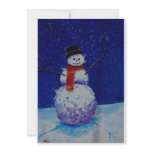 Bad Snowman Invitation