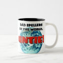 Bad Spellers mugs by JoieGirl Bad Spellers mugs