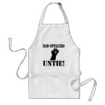 Bad Spellers UNTIE!! aprons