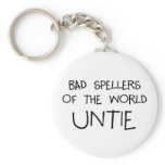 Bad Spellers Untie Key Chains