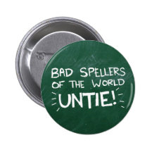 Bad Spelling Pinback Buttons