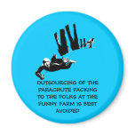Bad taste but funny skydiving magnets