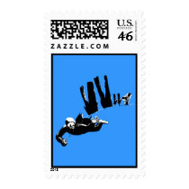 Bad taste but funny skydiving postage