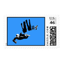 Bad taste but funny skydiving postage