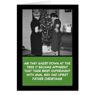 Bad taste Christmas card