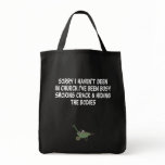 Bad taste crack joke tote bags