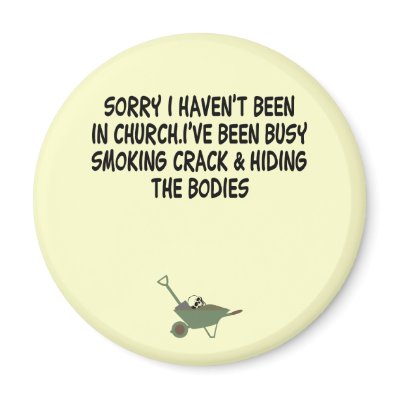 Bad taste crack joke fridge magnet by Cardsharkkid