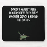 Bad taste crack joke mouse mats