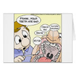 "Bad Teeth" Funny Dentistry Gifts Tees Collectible cards
