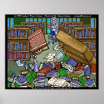 Bad Things Happen Funny Art Posters posters