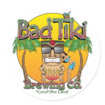 Bad Tiki Brewing Company Round Sticker