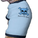 Bad to the Bone dog t-shirt pet clothing