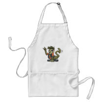 bad to the bone monkey aprons