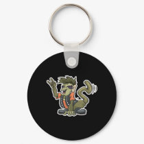 bad to the bone monkey keychains by doonidesignsanimals bad to the bone monkey keychains