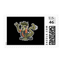bad to the bone monkey postage stamps