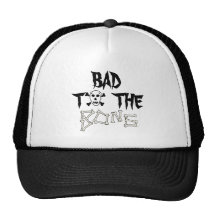 Bad To The Bone Skull Ball Cap Hat