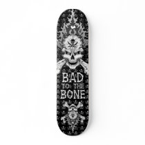 Bad to the Bone Skull Skate Decks