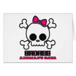 Badass Airman's Girl Greeting Cards