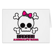 Badass Airman's Girl cards