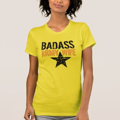 Badass Army Wife Tee Shirt