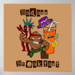 Badass Breakfast Poster