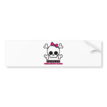 Badass Coastie's Girl Bumper Sticker