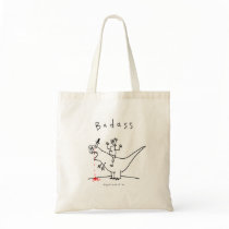 Badass Dinosaur Guy Bags