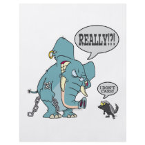 badass elephant questions bad ass honey badger full color flyer