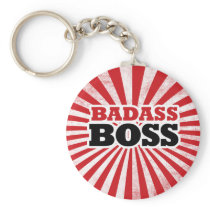 Badass Funny Boss Key Chain