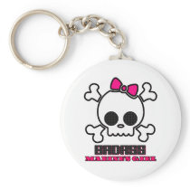 Badass Marine's Girl Key Chain