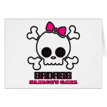 Badass Sailor's Girl Greeting Card