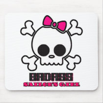 Badass Sailor's Girl Mouse Pad