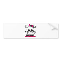 Badass Soldier's Girl Bumper Stickers