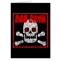 BADBANK 2 (Grunge MIX) Greeting Card