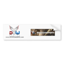 BadCompany, logoDOWteam, www.DOWGAMING.com Bumper Sticker