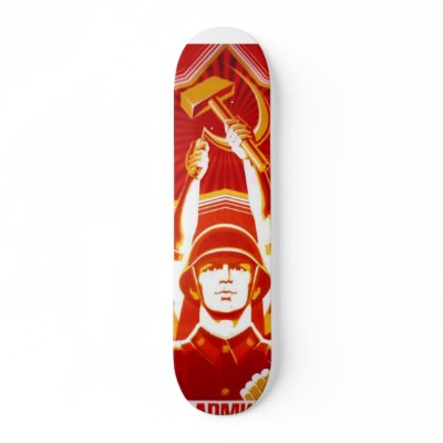 Badd Ass Red Design Custom Skate Board by wesleytyler