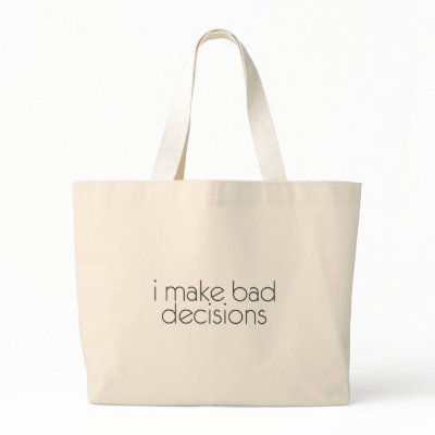 badDesicions Bag by tailgatebarn