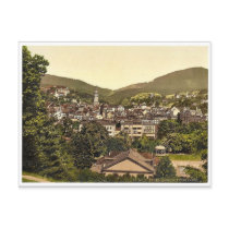 Baden-Baden and the Kurgarten, Baden, Germany rare Postcard